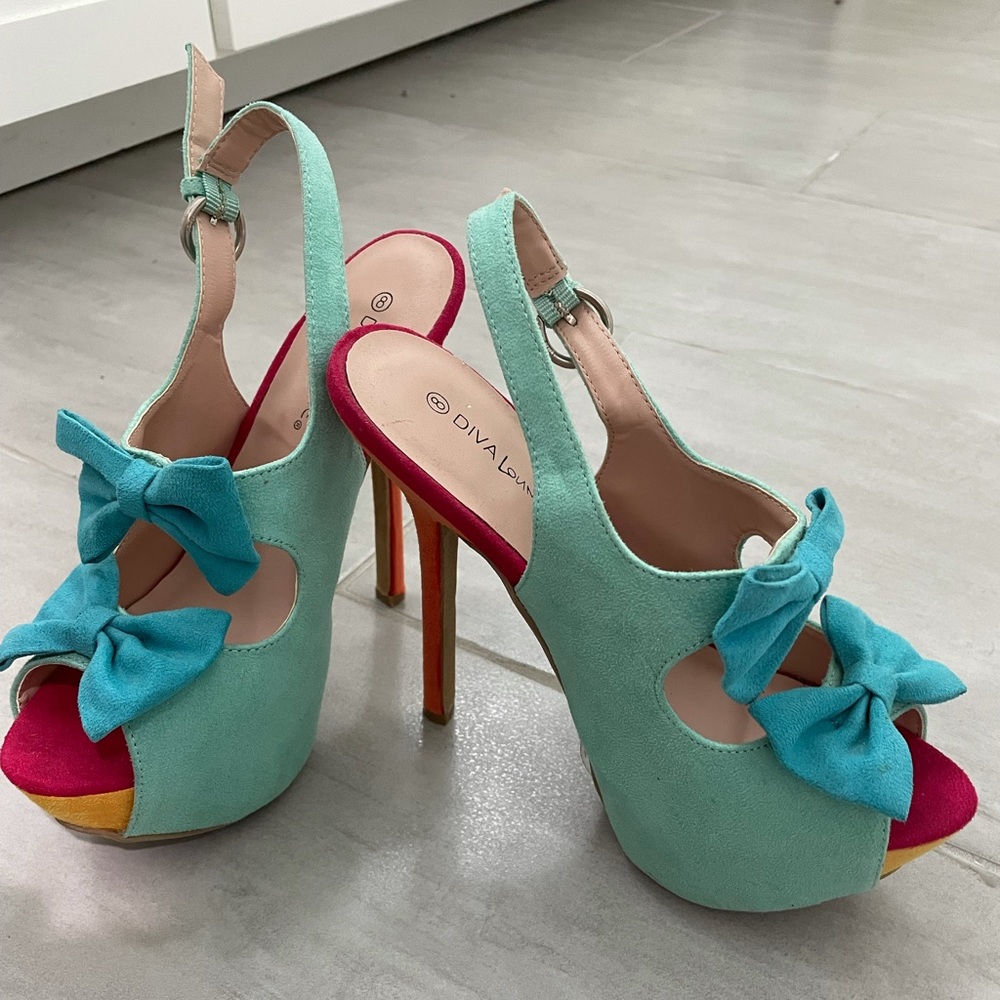 Colourful heels
